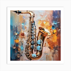 Saxophone 9 Art Print