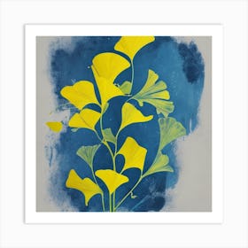 Ginkgo Leaves 2 Art Print