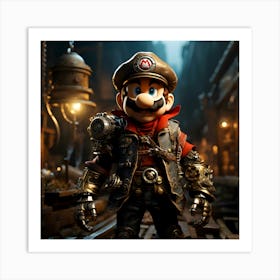 Mario Bros 11 Art Print