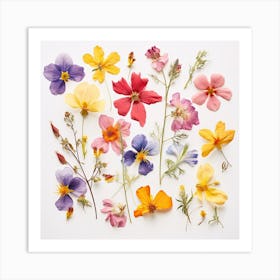 Dried Wild Flowers 12 Art Print