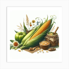 Corn 4 Art Print