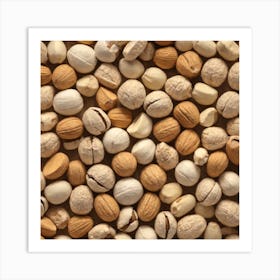 Nuts And Hazelnuts 5 Art Print