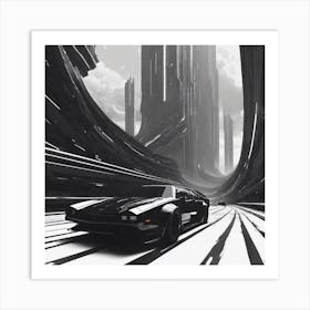 Futuristic Car 1 Art Print