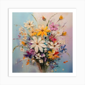 Flowers In A Vase 11 Art Print