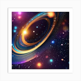 Space Background 2 Art Print