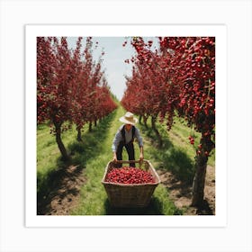 Cherry Orchard 1 Art Print