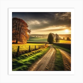 Country Road 16 Art Print