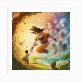 Dragon Ball Z 1 Art Print