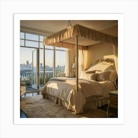 Bedroom With A View 1 Art Print