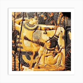 Egyptian Art 7 Art Print