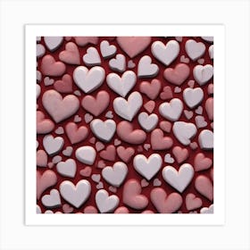 Valentine'S Day Background 5 Art Print