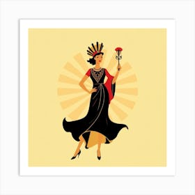 Egyptian Woman 1 Art Print