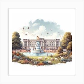 Buckingham Palace 2 Art Print