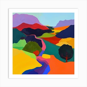 Abstract Travel Collection Comoros 2 Art Print