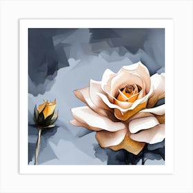 Delicate Floral Art Print