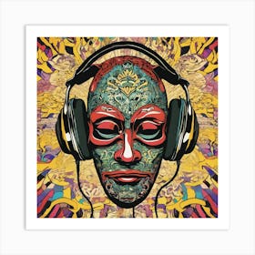 Dj Mask Art Print