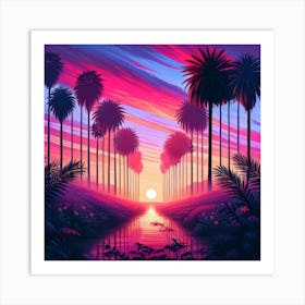 Sunset Art Print