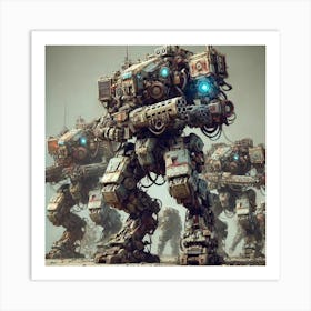 Converted Stolen Mech Art Print