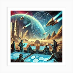 A Dynamic Scene Initial Goals Asterian Syndicate Art Print