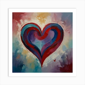 Heart Of Love 2 Art Print