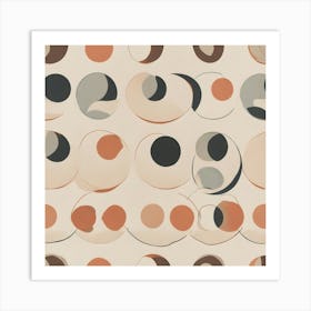 Abstract Circles 4 Art Print