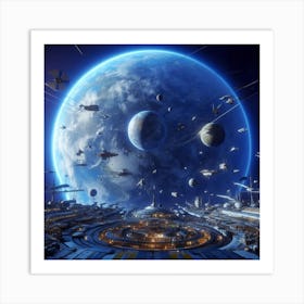 Space City 21 Art Print