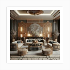 Deco Living Room 11 Art Print