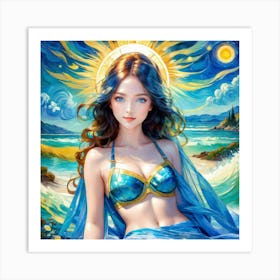 Mermaid yuu Art Print