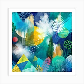 Abstract Painting 44 Art Print