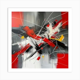 Abstract Painting 1640 Art Print