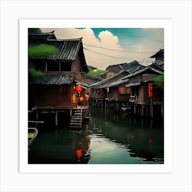 Chinese Village Art Print