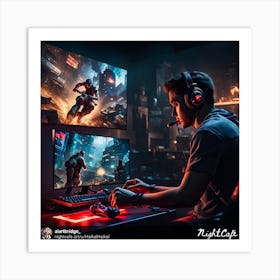 Pc Gaming Art Print