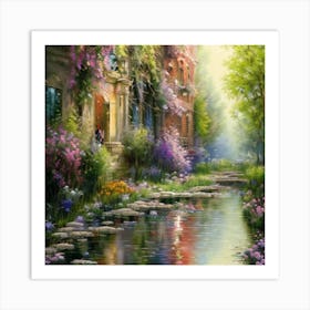 House By The Water Art Print