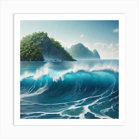 Ocean Wave Art Print