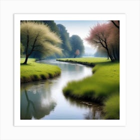 Spring In The Countryside Art Print