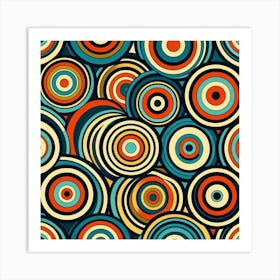 Abstract Circles 19 Art Print