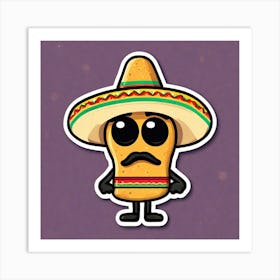 Mexican Taco 1 Art Print