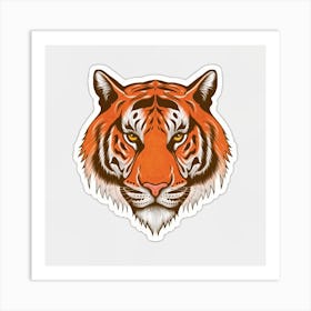 Tiger Head Art Print