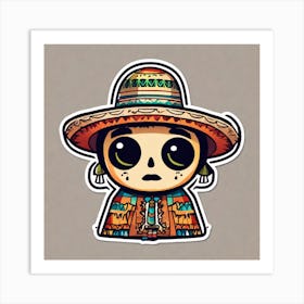 Mexican Girl 13 Art Print