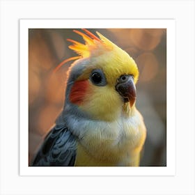 Cockatiel 6 Art Print