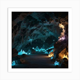 Glow Cave Art Print