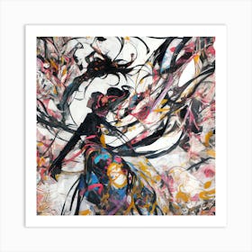 'Flying Woman' Art Print