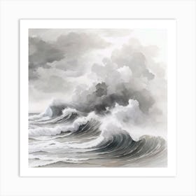 Stormy Seas Art Print