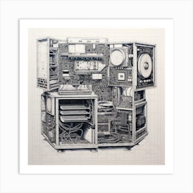 Computer Room Art Print