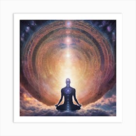 Meditation In The Clouds Art Print