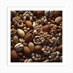 Nuts And Seeds 19 Art Print