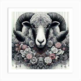 Ram'S Head Art Print