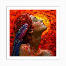 Sunrise Angel - Solar Praise Art Print