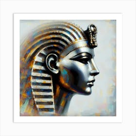 Pharaoh Head Art Print