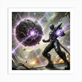 Archon Vexis Void Sphere Scifi Art Print